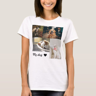T-shirt photo mémorial personnalisées pour chien