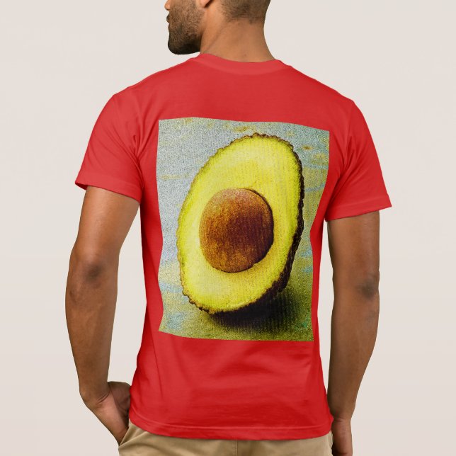 T-shirt Photo mignonne de "Demi Avocat". Acheter maintenan (Dos)