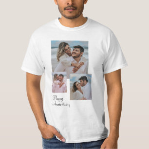T-shirt photo minimaliste pour un joyeux anniversa