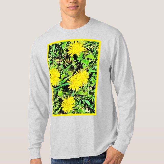 T-shirt Photo Mountain Dandelions. Commandez dès maintenan (Devant)