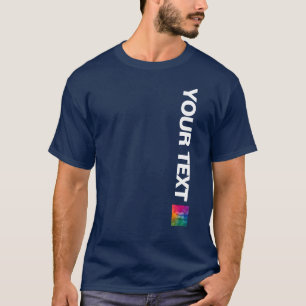 T-shirt Photo Ou Logo Personnalisés Ajouter Le Texte Mens 