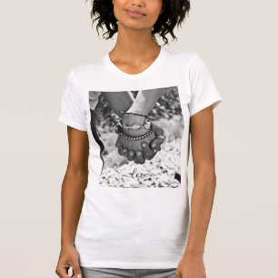 T-shirt photo personnalisé avec texte - Amour