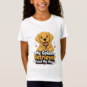 T-Shirt Photo personnalisé Chien Golden Retriever a amélio