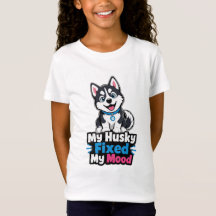 T-Shirt Photo Personnalisé Chien Husky Husky a Amé