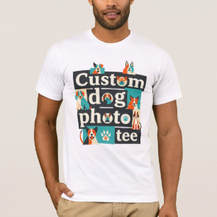 T-shirt photo personnalisé de chien