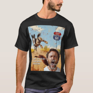 T-shirt Photo personnalisé d'Oatman Route 66