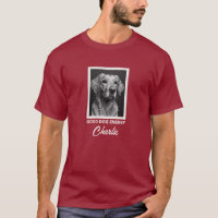 T-Shirt Photo Personnalisé Énergie Bon Chien