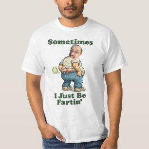 T-shirt Photo personnalisé Parfois Je Fais Que Pétarader