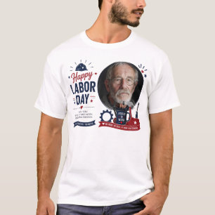 T-Shirt Photo Personnalisé pour la Fête du Travail