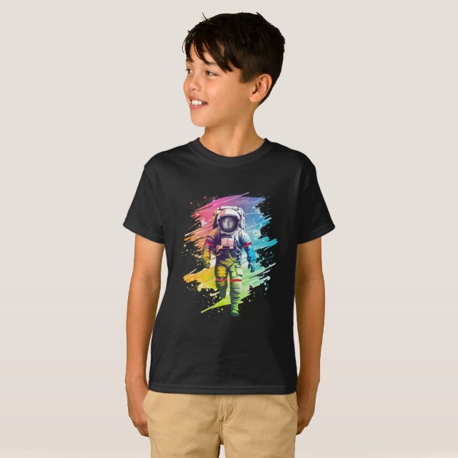 T-shirt Photo personnalisée Astronaut Art (Devant entier)