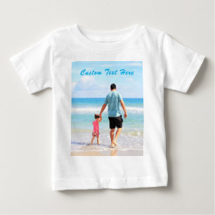 T-shirt photo personnalisée avec texte