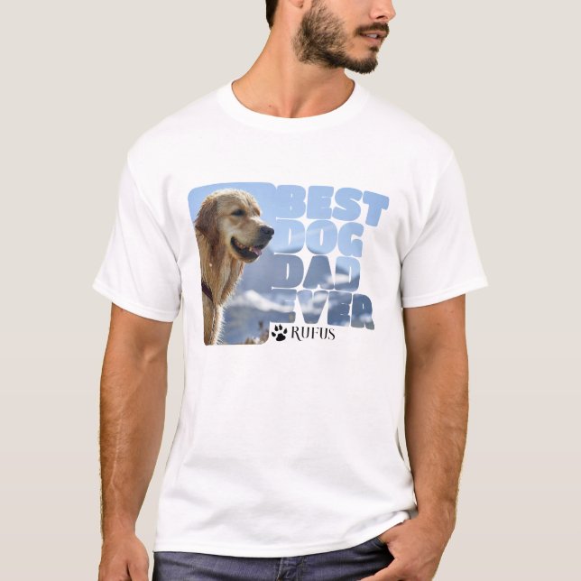 T-shirt Photo Personnalisée Et Texte Personnalisé Best Dog (Devant)