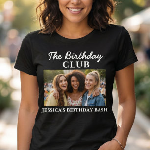 T-shirt Photo personnalisée L'équipe du club d'anniversair