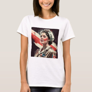 T-shirt Photo personnalisée Maman Femme amie fille infirmi
