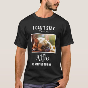T-shirt Photo personnalisée ne peut pas rester animal de c