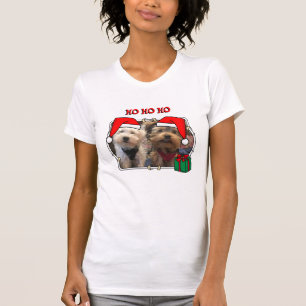 T-shirt Photo personnalisée Noël Père Noël Pet HO HO HO HO
