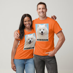 T-shirt Photo personnalisée pour animal de compagnie Nom p