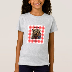 T-Shirt Photo personnalisée Rouge et blanc Pays Agritouris