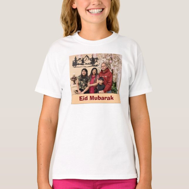 T-shirt Photo personnalisée sur mesure Amis Famille (Devant)