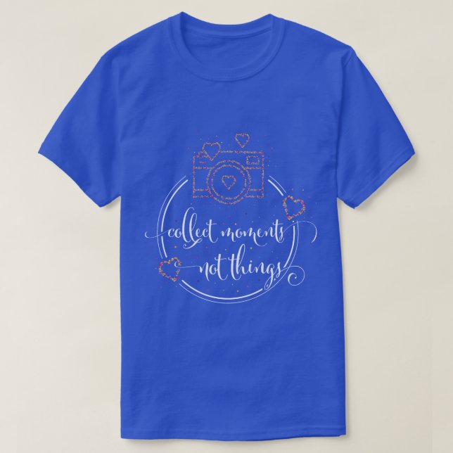 T-shirt Photo photographe Caméra (Design devant)