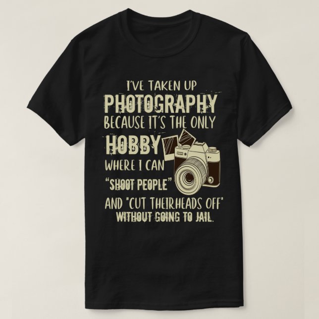 T-shirt Photo Photographe Photographe Focus photographe (Design devant)