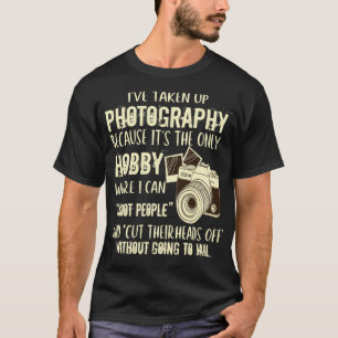 T-shirt Photo Photographe Photographe Focus photographe