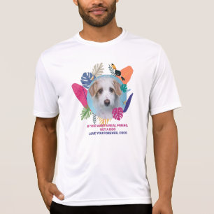 T-shirt Photo pour animaux de compagnie, éditable chien de