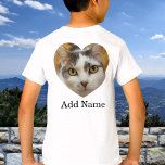 T-shirt Photo Précédente Personnalisée Et Texte Facultatif<br><div class="desc">Téléchargez une photo, customisez le texte et créez facilement votre t-shirt photo personnalisé. Cliquez sur Modifier pour modifier la couleur du texte. Vous pouvez TRANSFÉRER ce DESIGN sur d'autres produits Zazzle et l'ajuster à la plupart des articles Zazzle. Les conceptions Studio standard sont faites dans des graphiques haute résolution pour...</div>