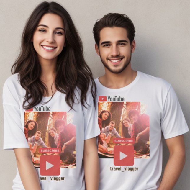 T-shirt Photo promo de la chaîne Youtube (Youtube promotional t-shirt to increase your subscribers )