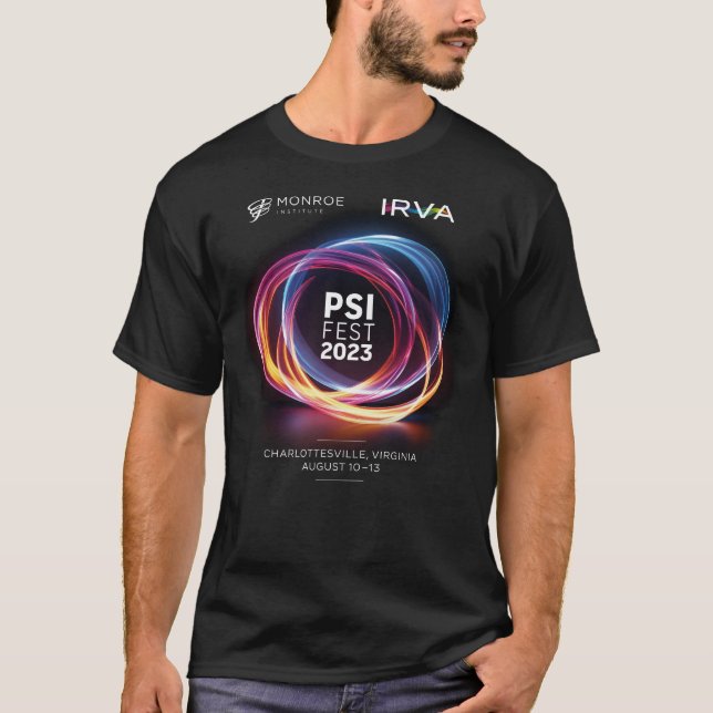 T-shirt Photo PsiFest2023 Chemise pour hommes avant et arr (Devant)