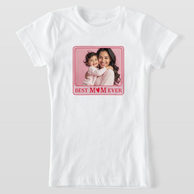 T-Shirt Photo Rose Maman Incroyable (Poser)