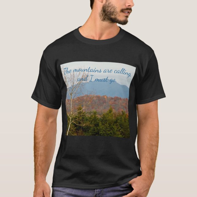 T-shirt Photo Shenandoah de paysage de Blue Ridge (Devant)