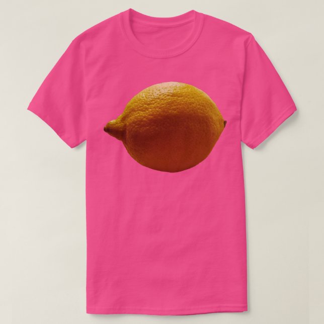 T-shirt Photo sur la nourriture au citron (Design devant)