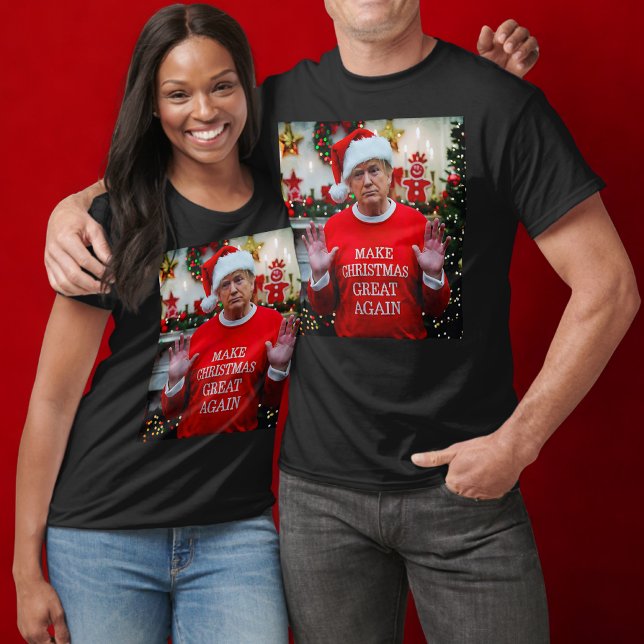 T-shirt Photo Trump | Trump redonne sa grandeur à Noël (Créateur téléchargé)