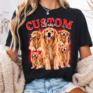 T-shirt Photo vintage bootleg personnalisé d'animaux des a