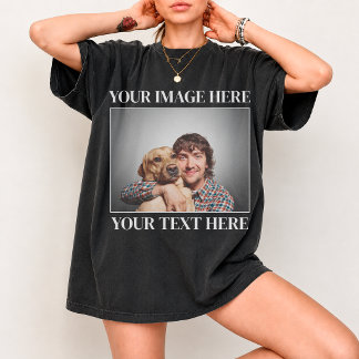 T-shirt Photo Vintage Personnalisé Et Anniversaire Nostalg