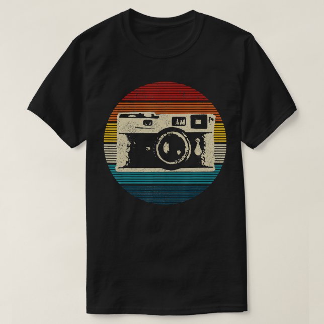 T-shirt Photo vintage Retro Photographe Cadeau (Design devant)
