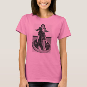 T-shirt Photo vintage T - femme sauvage dans une robe !