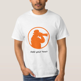 T-shirt Photografer ajouter votre texte ici/créer votre pr