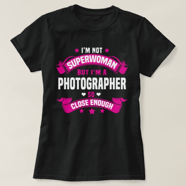 T-shirt Photographe (Design devant)