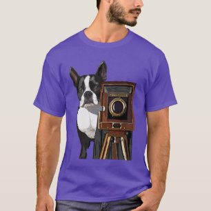 T-shirt Photographe 2 de Boston Terrier
