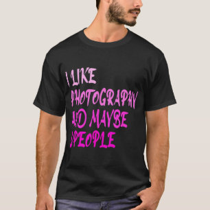 T-shirt Photographe Appareil Photo J'Aime La Photographie