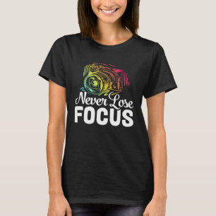 T-shirt Photographe Appareil photo Photographie Ne perds j