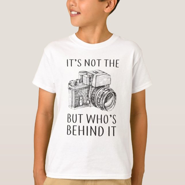 T-shirt Photographe Caméra Drôle Idée cadeau (Devant)