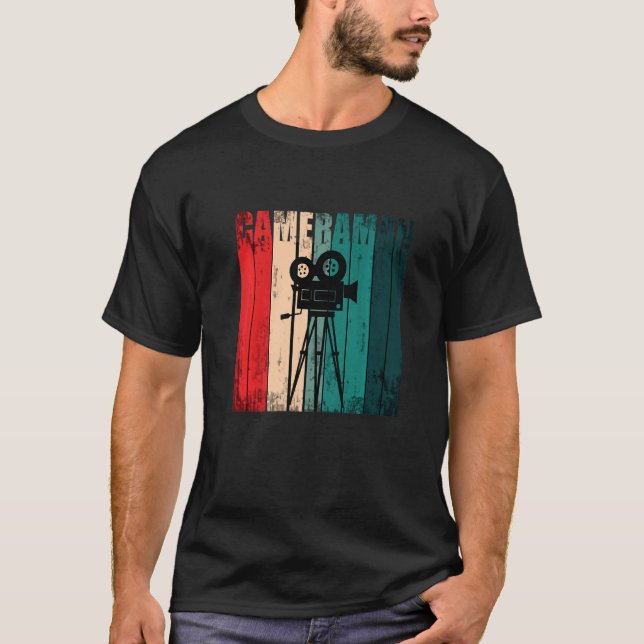 T-shirt Photographe Cameraman (Devant)