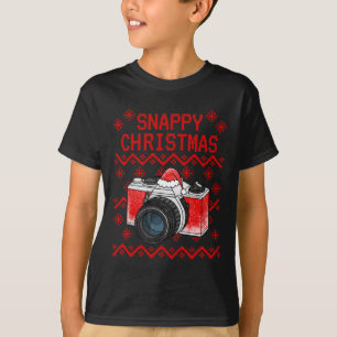 T-shirt Photographe d'appareil photo de Noël laid Photogra