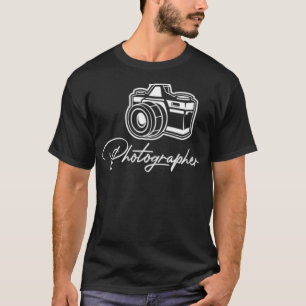 T-shirt Photographe de caméra Lens Cameraman Focus Photogr