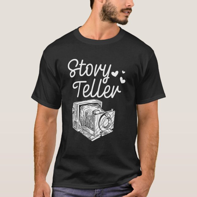 T-shirt Photographe de caméra Story (Devant)