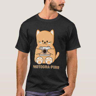 T-shirt Photographe de jeux de mots sur les chats