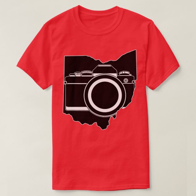 T-shirt Photographe de l'Ohio (Design devant)